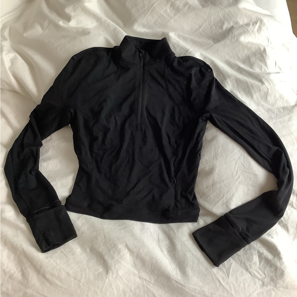 Lululemon It's Rulu Cropped Half Zip